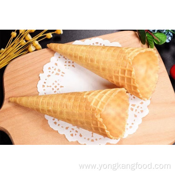 Milk flavored coffee crispy cone